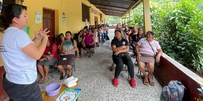 Instruyen a mujeres de Chiquimula en prácticas de buena nutrición e higiene