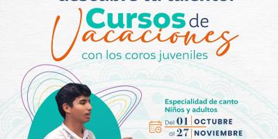cursos de expresión vocal y coral del MCD