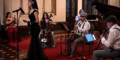 Colectivo Lokrios rinde tributo al Art Déco con un viaje musical en el Palacio Nacional**Colectivo Lokrios rinde tributo al Art Déco con un viaje musical en el Palacio Nacional