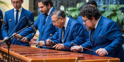Concierto de marimba por el natalicio de Miguel Ángel Asturias