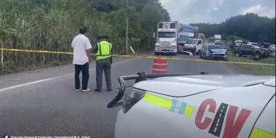 Provial responde con agilidad a múltiple colisión en Santa Bárbara 
