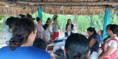 Promueven la alimentación saludable en COCOSAN de Santa Rosa y El Progreso