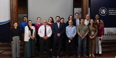 La misión oficial de CEPAL visitó el país para establecer una hoja de ruta conjunta con SEGEPLAN).