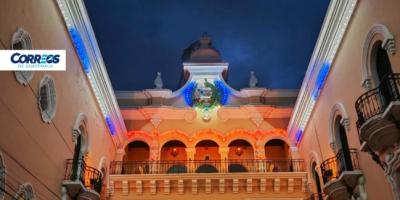 Edificio de Correos se Ilumina de Naranja y se suma a la Campaña ÚNETE Contra la Violencia de Género