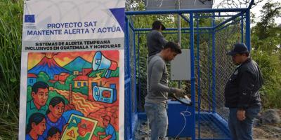 Nueva estación hidrológica en Retalhuleu permitirá alertas tempranas ante posibles inundaciones del río Samalá 