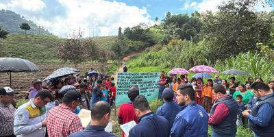 CIV escucha y guía a las comunidades para desarrollar obras en Alta Verapaz 
