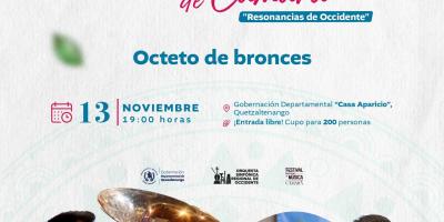Festival Nacional Música de Cámara, octeto de bronces