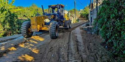 Concluye mantenimiento en ruta rural de San Juan Sacatepéquez