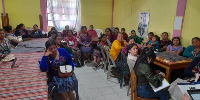 prevención de la violencia contra la mujer indígena en Totonicapán
