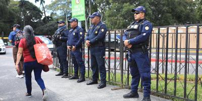 Operativo de seguridad para actividades navideñas en el Obelisco