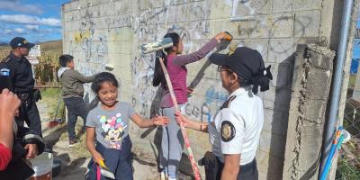 PNC recupera espacios públicos y fomenta la unión ciudadana