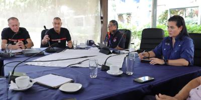 Expertos de Francia conocen fortalecimiento institucional en gestión del fuego