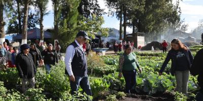Impulsan agricultura familiar y liderazgo de mujeres rurales en Chimaltenango