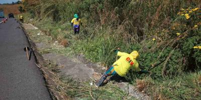 Covial avanza en limpieza y bacheo para fortalecer la transitabilidad en ruta al Pacífico
