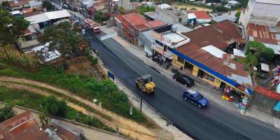Tramo renovado: Covial concluye recapeo entre la ciudad capital y San Pedro Sacatepéquez