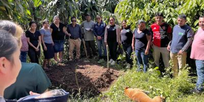 Impulsan la creación de huertos familiares en la aldea Loma Linda, Quetzaltenango