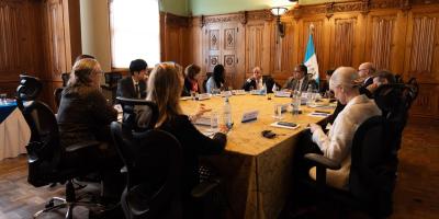 La sesión de trabajo se desarrolló en el Palacio Nacional de la Cultura.