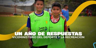 Un año de respuestas: Viceministerio del Deporte y la Recreación