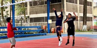 Se abrieron actividades en la academia de voleibol. 