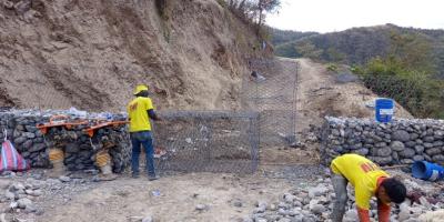 Refuerzan tramo de la RN-19 para proteger el paso entre El Progreso y Jalapa