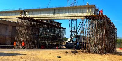 Avanza obra vial que mejorará la movilidad y seguridad en Escuintla