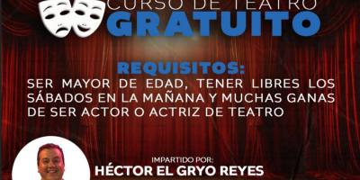 Radio TGW lanza curso gratuito de teatro con el dramaturgo Héctor El Gryo Reyes