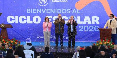Autoridades inauguraron Ciclo Escolar 2026 para el sector público