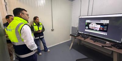 Durante la visita se constataron avances en el sistema de aire acondicionado, que permitirá una mejor climatización en las áreas de atención al público