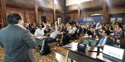 La primera reunión de la comunidad se efectuó en la antigua Casa de la Lotería