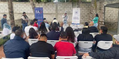 Capacitan a personal técnico para mejorar la asistencia en huertos y granos básicos