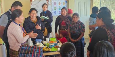 Fortalecen buenas prácticas de alimentación para la primera infancia en Cajolá