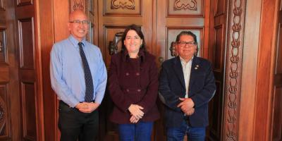 Autoridades del MCD impulsan proyectos de desarrollo cultural y deportivo para San Marcos. 