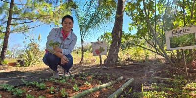 Mujeres de Yupiltepeque fortalecen la economía familiar con huertos familiares