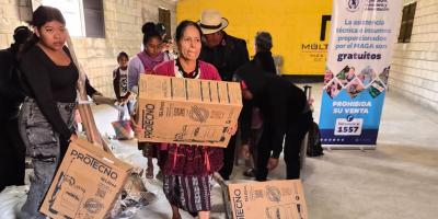 Sistema Patio impulsa huertos familiares en San Marcos y Quiché