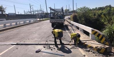 Mantenimiento de puente mejora la conexión en la CA-2 occidente