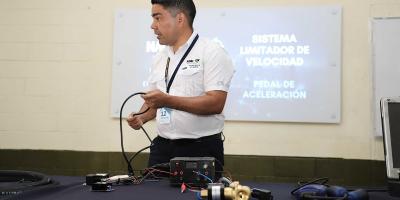 Empresas presentan dispositivos del Sistema Limitador de Velocidad ante PROVIAL, DGT y la Dirección de Tránsito de la PNC