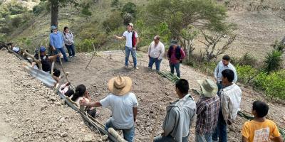 En Chiquimula fortalecen la resiliencia climática con técnicas de conservación 