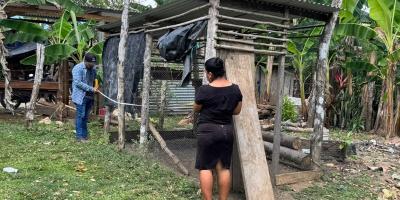 Familias peteneras fortalecen su producción con huertos, gallineros y charcas artesanales
