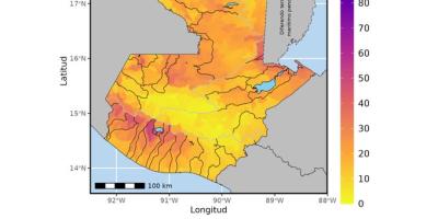 INSIVUMEH presenta mapa de saturación de suelos en capa inferior