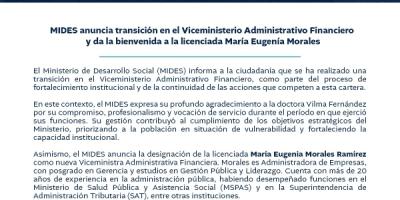 Nueva viceministra