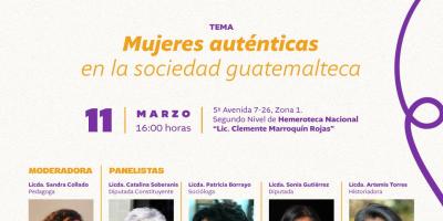Conversatorio “Mujeres auténticas en la sociedad guatemalteca”