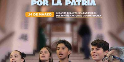129 años de la primera entonación del Himno Nacional de Guatemala