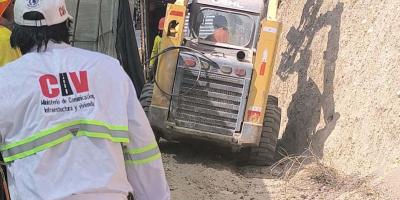 Protegen el talud en la cuesta de Villalobos para mayor seguridad vial