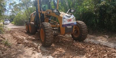 Avanza el mantenimiento de la ruta Cacahuilá-Cubilhuitz