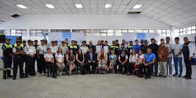 Coordinan acciones de seguridad vial en rutas clave para los Juegos Deportivos Escolares 