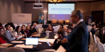 Promueven diálogo sobre fortalecimiento del proceso de cooperación en Guatemala