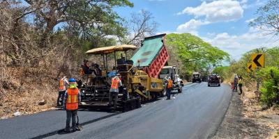 Mejoran la conectividad en la frontera de Jutiapa con nuevos trabajos viales