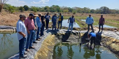 Acuicultura se perfila como alternativa productiva para familias del corredor seco