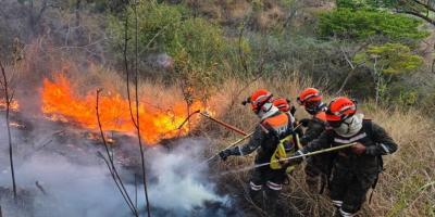 Ejército de Guatemala fortalece acciones de supresión de incendios forestales a nivel nacional.