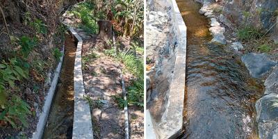 Rehabilitan sistema de riego en Sansare para fortalecer producción agrícola